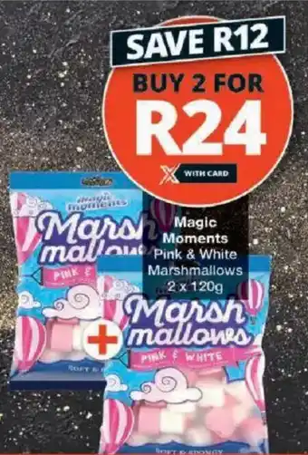Checkers Magic Moments Pink & White Marshmallows offer