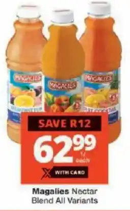 Checkers Magalies Nectar Blend All Variants offer