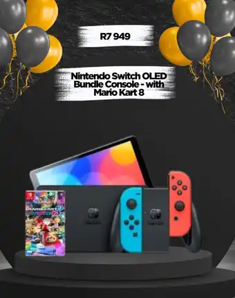 Loot Nintendo Switch OLED Bundle Console with Mario Kart 8 offer