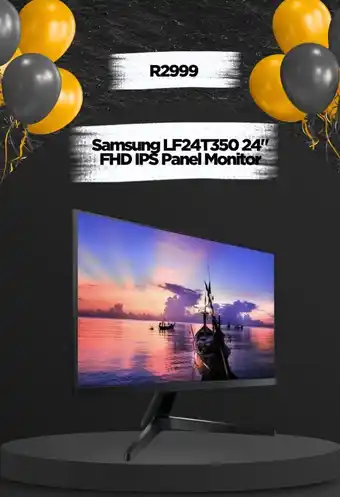 Loot Samsung LF24T350 24" FHD IPS Panel Monitor offer