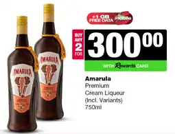 Spar Tops Amarula Premium Cream Liqueur offer
