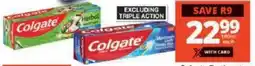 Checkers Colgate Toothpaste All Variants offer
