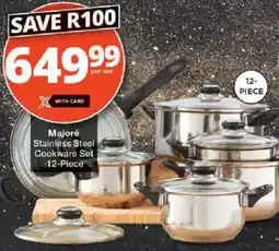 Checkers Majoré Stainless Steel Cookware Set offer
