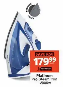 Checkers Platinum Pro Steam Iron offer