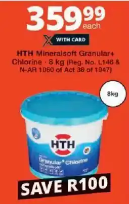 Checkers HTH Mineralsoft Granular+ Chlorine offer