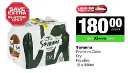 Spar Tops Savanna offer