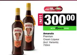 Spar Tops AMARULA offer