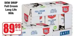 Boxer DEW DROP Full Cream Long Life Milk offer