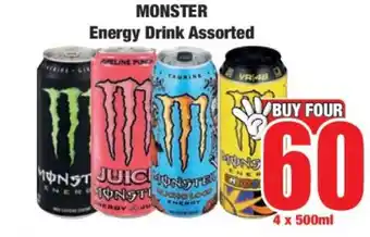 Boxer Monster Energy Drink Assorted offer