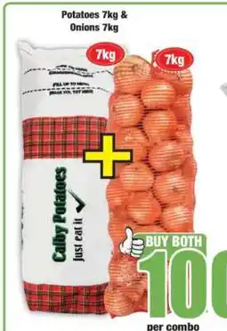 Boxer Potatoes 7kg & Onions 7kg offer