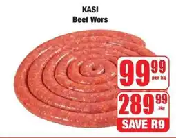Boxer KASI Beef Wors offer