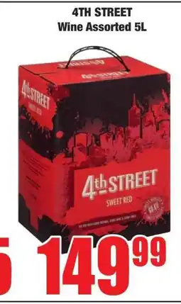 Boxer 4TH STREET Wine Assorted 5L offer