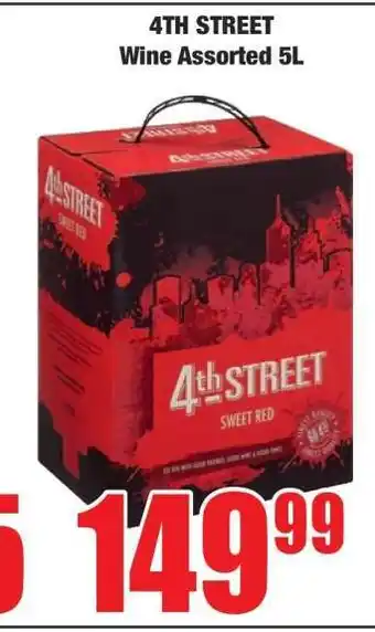 Boxer 4TH STREET Wine Assorted 5L offer