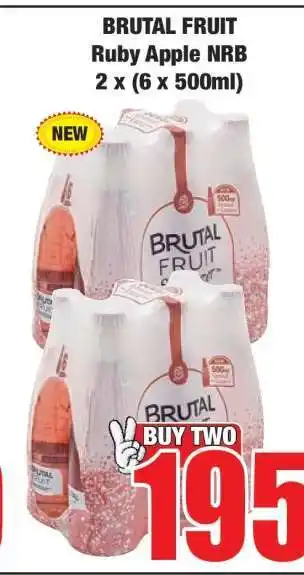 Boxer BRUTAL FRUIT RUBY APPLE NRB 2 X (6 X 500ML) offer
