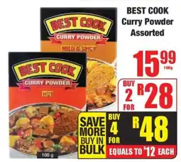 Boxer BEST COOK Curry Powder Assorted offer