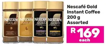 Game Nescafé Gold Instant Coffee Assorted offer