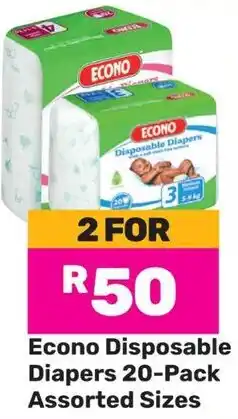 Game Econo Disposable Diapers offer