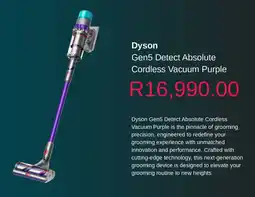 Clicks Dyson Gen5 Detect Absolute Cordless Vacuum Purple offer