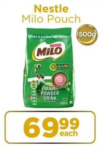 Check Star Nestle Milo Pouch offer
