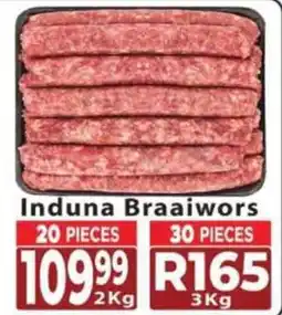 Supa Store Induna Braaiwors offer