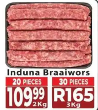 Supa Store Induna Braaiwors offer