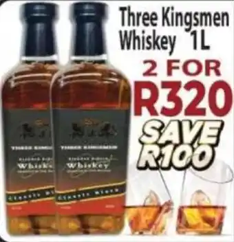 Supa Store Three Kingsmen Whiskey offer
