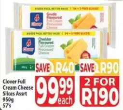 Supa Store Clover Full Cream Cheese Slices Assrt offer