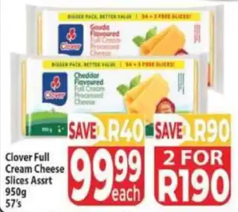 Supa Store Clover Full Cream Cheese Slices Assrt offer