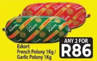 Supa Store Eskort French Polony or Garlic Polony offer