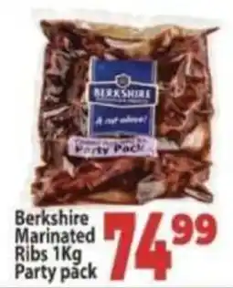 Supa Store Berkshire Marinated Ribs Party pack offer