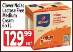 Supa Store Clover Nolac Lactose Free Medium Cream offer