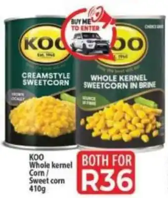 Supa Store KOO Whole Kernel Corn/ Sweet Corn offer