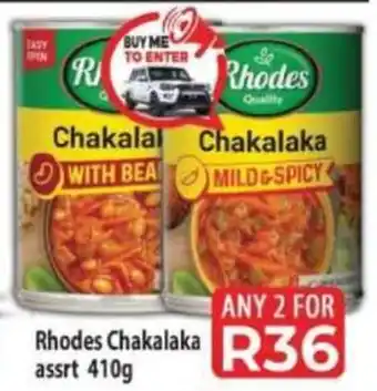 Supa Store Rhodes Chakalaka assrt offer