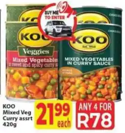 Supa Store KOO Mixed Veg Curry assrt offer