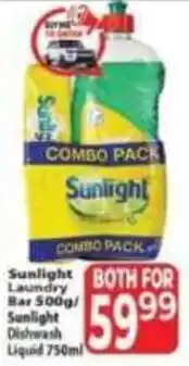 Supa Store Sunlight Laundry Bar/ Sunlight Dishwash Liquid offer