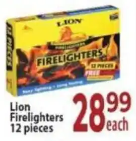 Supa Store Lion Firelighters offer