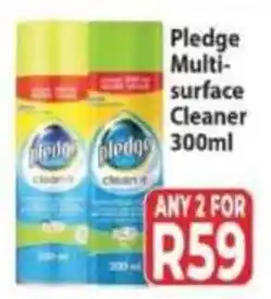 Supa Store Pledge Multisurface Cleaner offer
