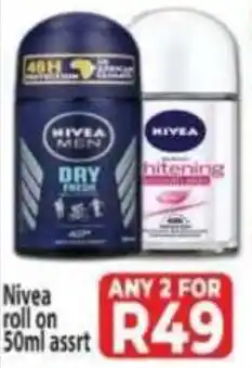 Supa Store Nivea roll on assrt offer