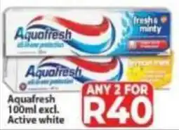 Supa Store Aquafresh excl. Active white offer