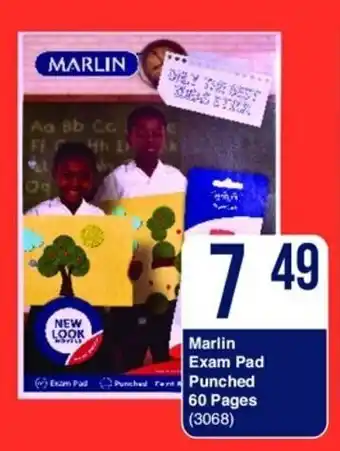 President Hyper Marlin Exam Pad Punched 60 pages offer