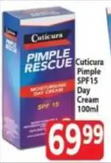Supa Store Cuticura Pimple SPF15 Day Cream offer