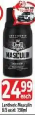 Supa Store Lentheric Masculin Body Spray offer