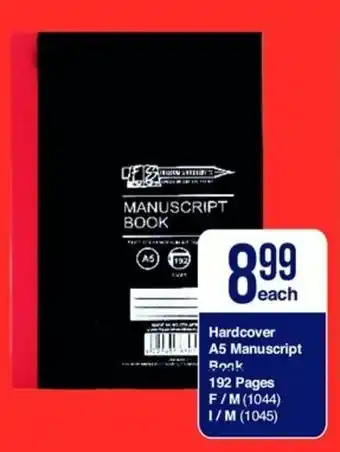 President Hyper Hardcover A5 Manuscript Book 192 pages offer