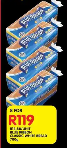 Shoprite Blue Ribbon Classic White Bread 700g offer