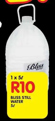 Shoprite BLISS STILL WATER 5ℓ offer