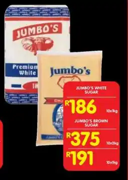 Shoprite JUMBO'S WHITE SUGAR offer