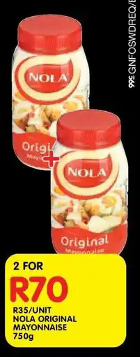 Shoprite Nola Original Mayonnaise-750g offer