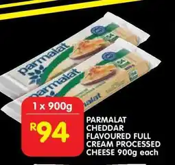 Shoprite PARMALAT CHEDDAR FLAVOURED FULL CREAM PROCESSED CHEESE 900g offer
