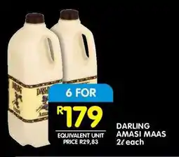 Shoprite DARLING AMASI MAAS 2ℓ each offer