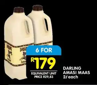Shoprite DARLING AMASI MAAS 2ℓ each offer
